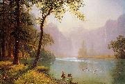 Albert Bierstadt The Kern River Valley, a montane canyon in the Sierra Nevada, California Spain oil painting artist